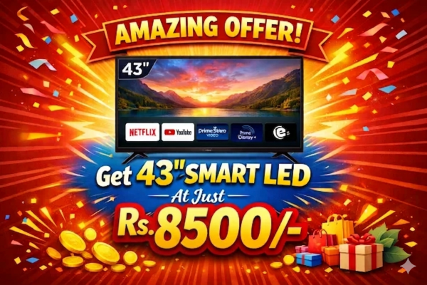 Get 43" LED at Just Rs.8500/-